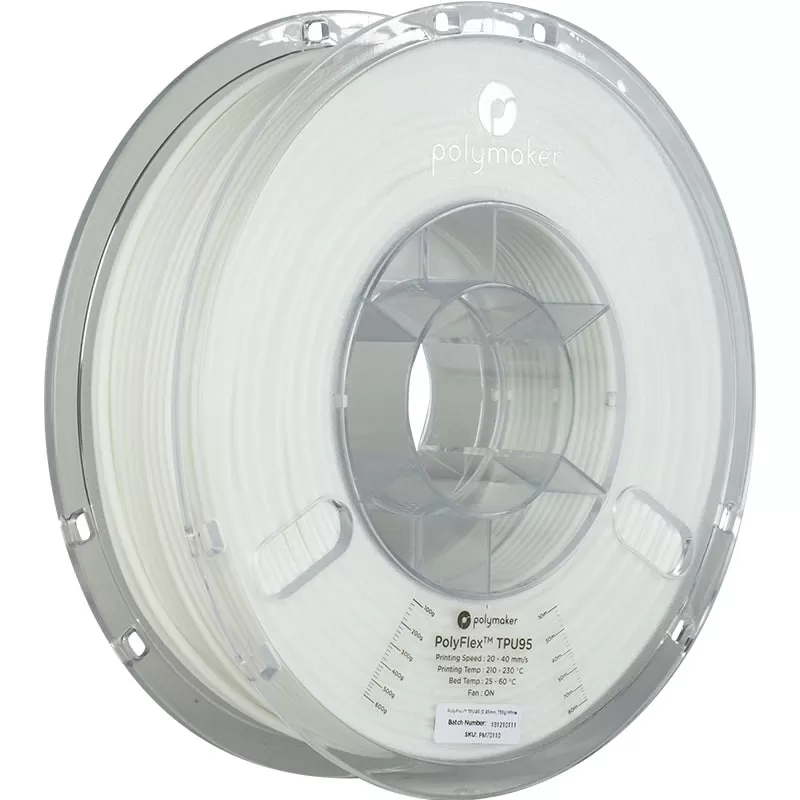 PolyFlex TPU95 Weiß - 2.85mm - 750 g PolyFlex TPU95 Weiß - 2.85mm - 750 g