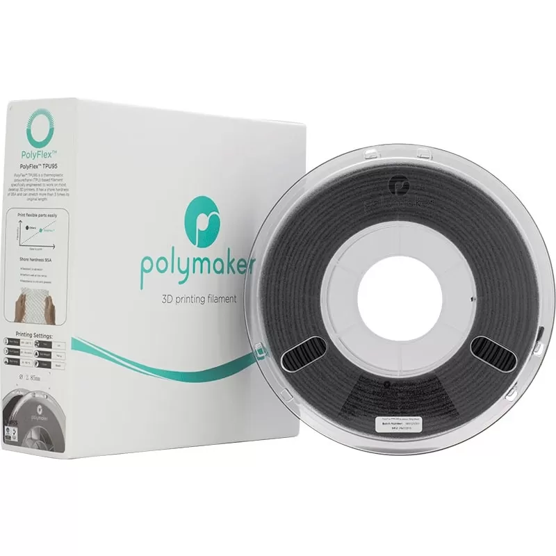 PolyFlex TPU95 Schwarz - 2.85mm - 750 g (5) PolyFlex TPU95 Schwarz - 2.85mm - 750 g (5)