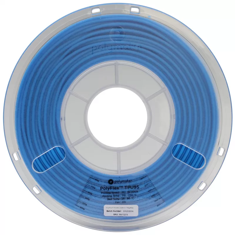 PolyFlex TPU95 Blau - 2.85mm - 750 g (2) PolyFlex TPU95 Blau - 2.85mm - 750 g (2)