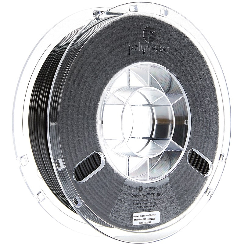 Polyflex TPU90 Schwarz - 2.85mm - 750 g Polyflex TPU90 Schwarz - 2.85mm - 750 g