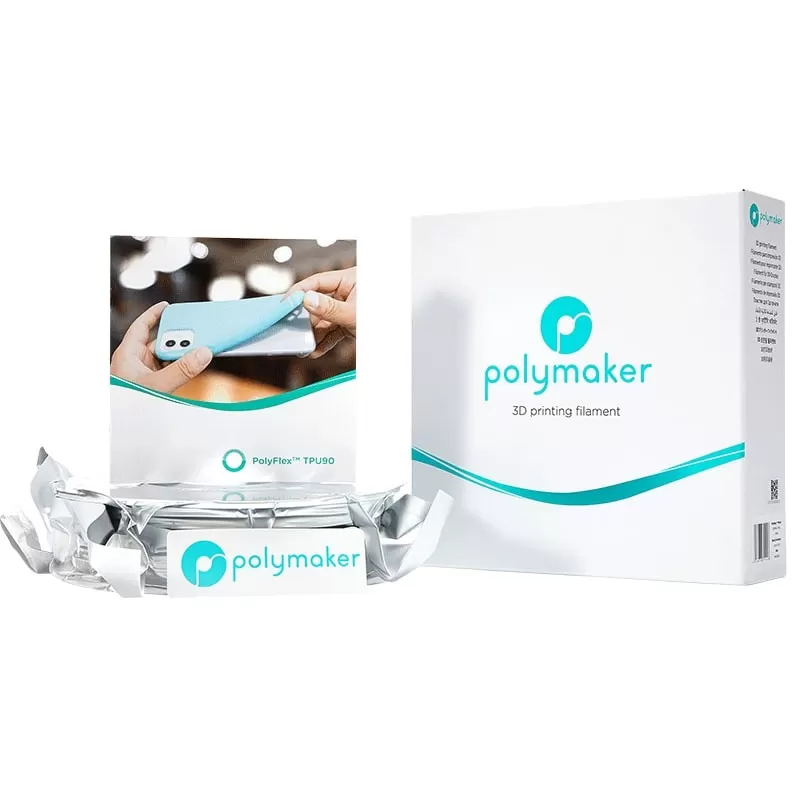 Polyflex TPU90 Weiß - 2.85mm - 750 g (4) Polyflex TPU90 Weiß - 2.85mm - 750 g (4)