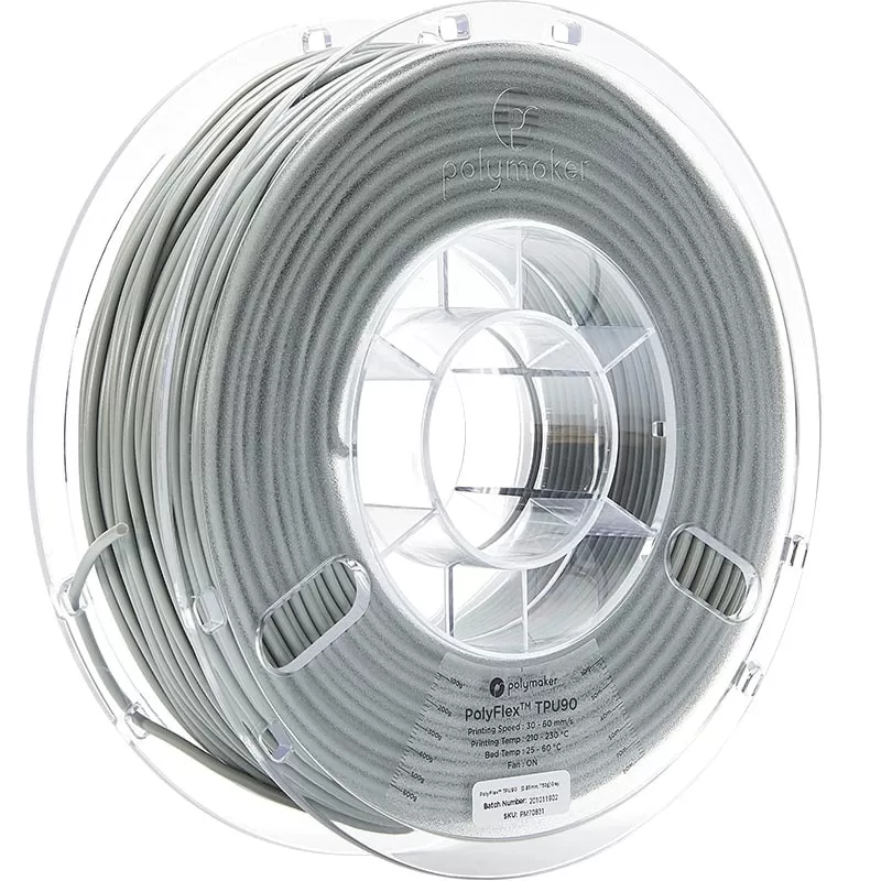 Polyflex TPU90 Grau - 2.85mm - 750 g Polyflex TPU90 Grau - 2.85mm - 750 g
