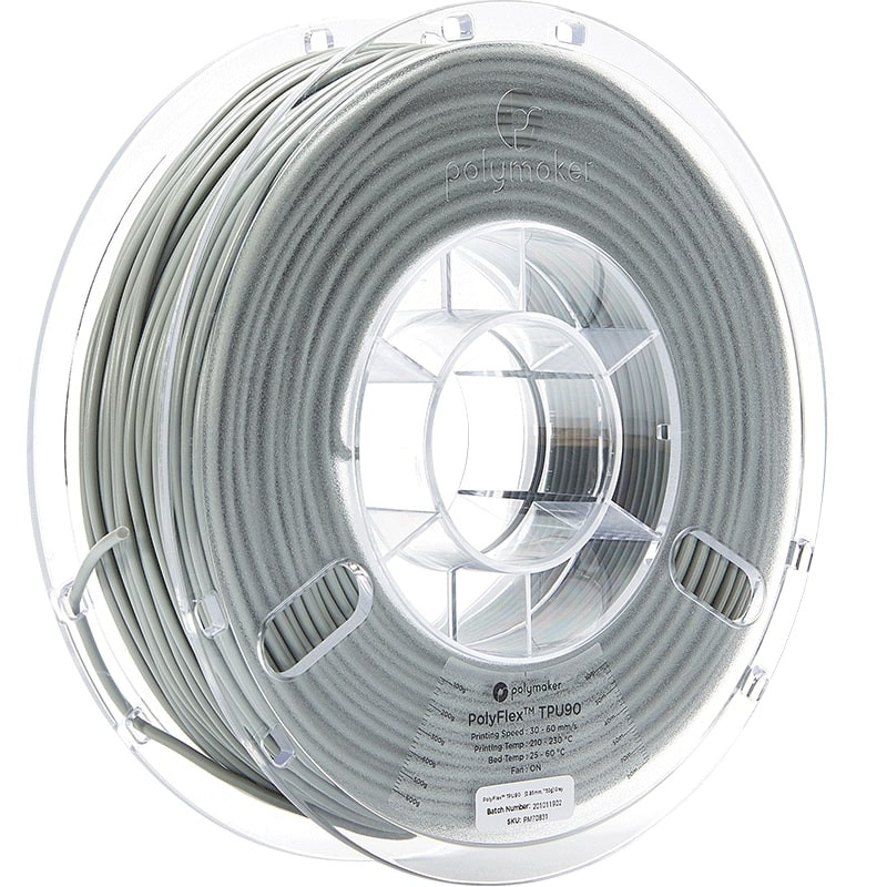 Polyflex TPU90 Grau - 2.85mm - 750 g Polyflex TPU90 Grau - 2.85mm - 750 g