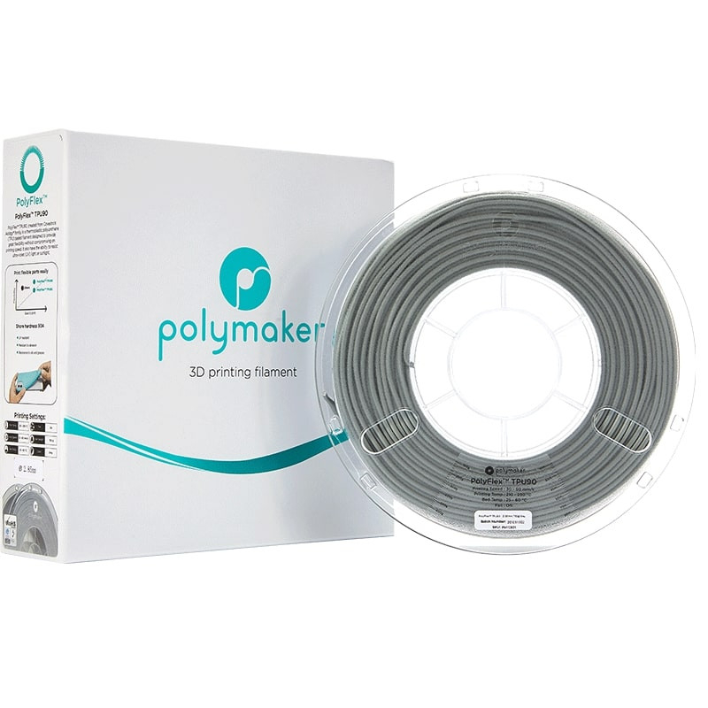 Polyflex TPU90 Grau - 2.85mm - 750 g (5) Polyflex TPU90 Grau - 2.85mm - 750 g (5)