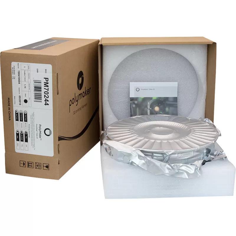 Polymide PA6-CF Schwarz - 1.75mm - 2 kg (4) Polymide PA6-CF Schwarz - 1.75mm - 2 kg (4)
