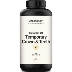 Resin SprintRay EU Temporäre Krone & Zähne A2 - 1kg