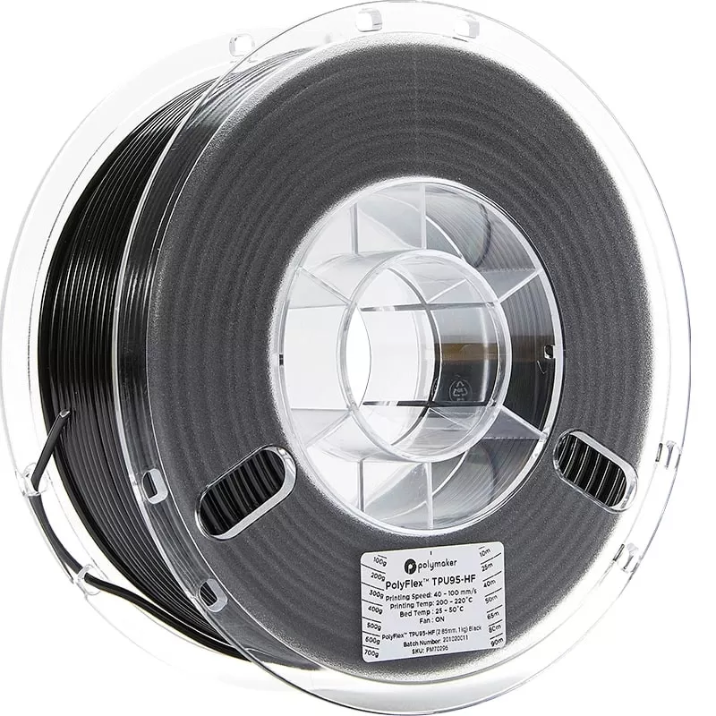 PolyFlex TPU95-HF Schwarz - 2.85mm - 750 g PolyFlex TPU95-HF Schwarz - 2.85mm - 750 g