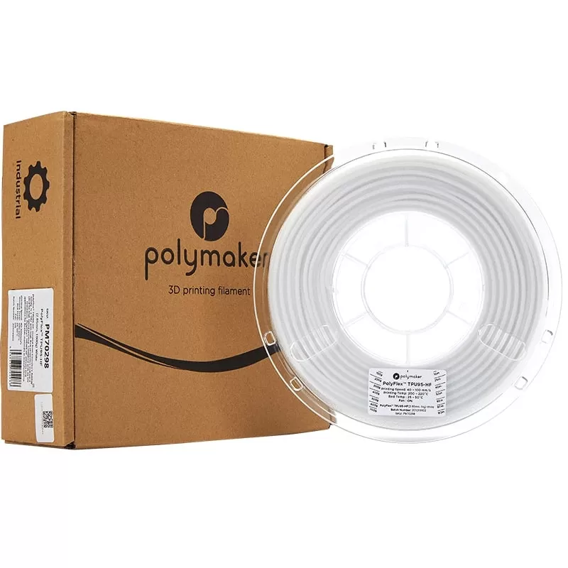 PolyFlex TPU95-HF Weiß - 2.85mm - 750 g (5) PolyFlex TPU95-HF Weiß - 2.85mm - 750 g (5)