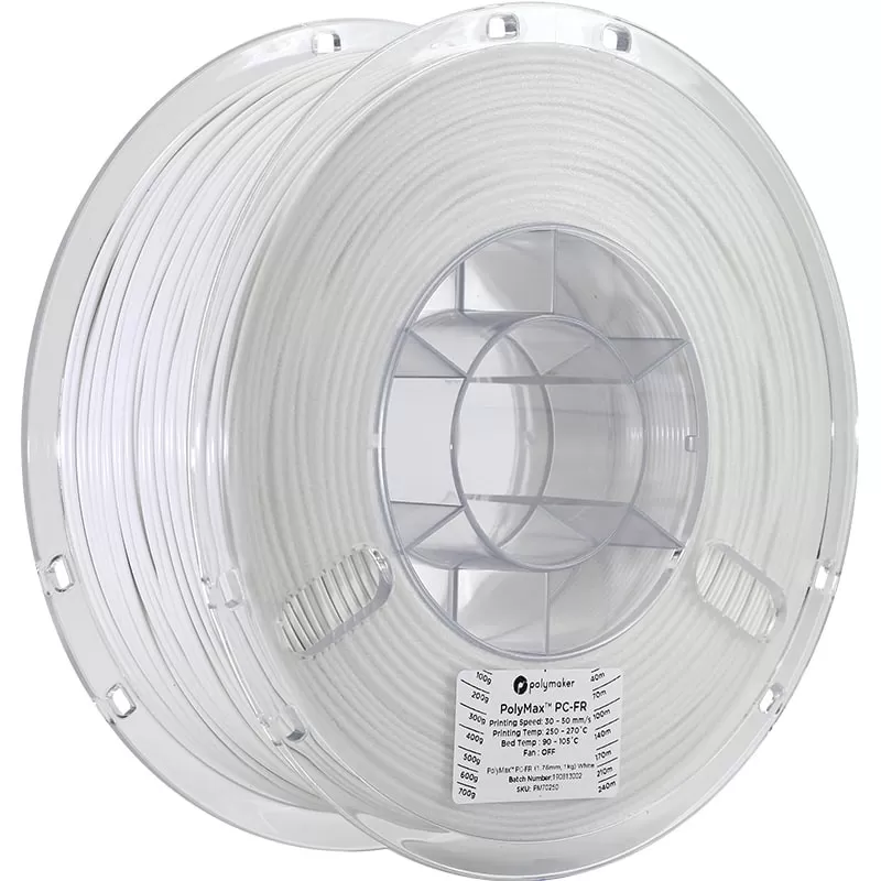 PolyMax PC-DE Weiß 1.75mm - 1 kg PolyMax PC-DE Weiß 1.75mm - 1 kg
