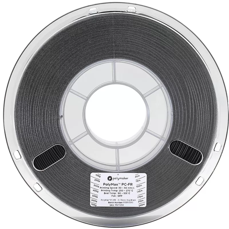 PolyMax PC-DE Schwarz 1.75mm - 1 kg (2) PolyMax PC-DE Schwarz 1.75mm - 1 kg (2)
