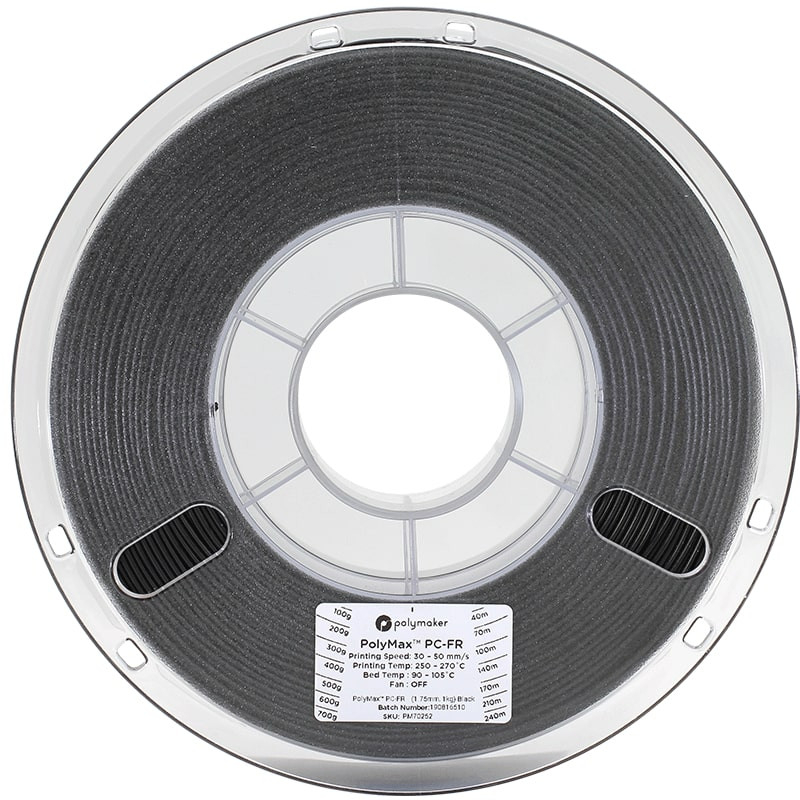 PolyMax PC-DE Schwarz 1.75mm - 1 kg (2) PolyMax PC-DE Schwarz 1.75mm - 1 kg (2)