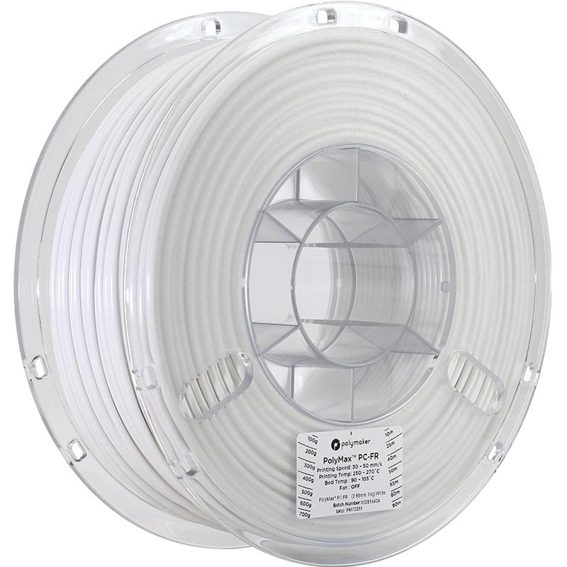 PolyMax PC-DE Weiß 2.85mm - 1 kg PolyMax PC-DE Weiß 2.85mm - 1 kg