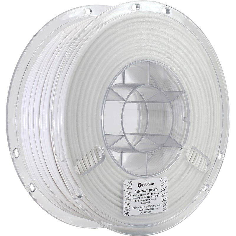 PolyMax PC-DE Weiß 2.85mm - 1 kg PolyMax PC-DE Weiß 2.85mm - 1 kg