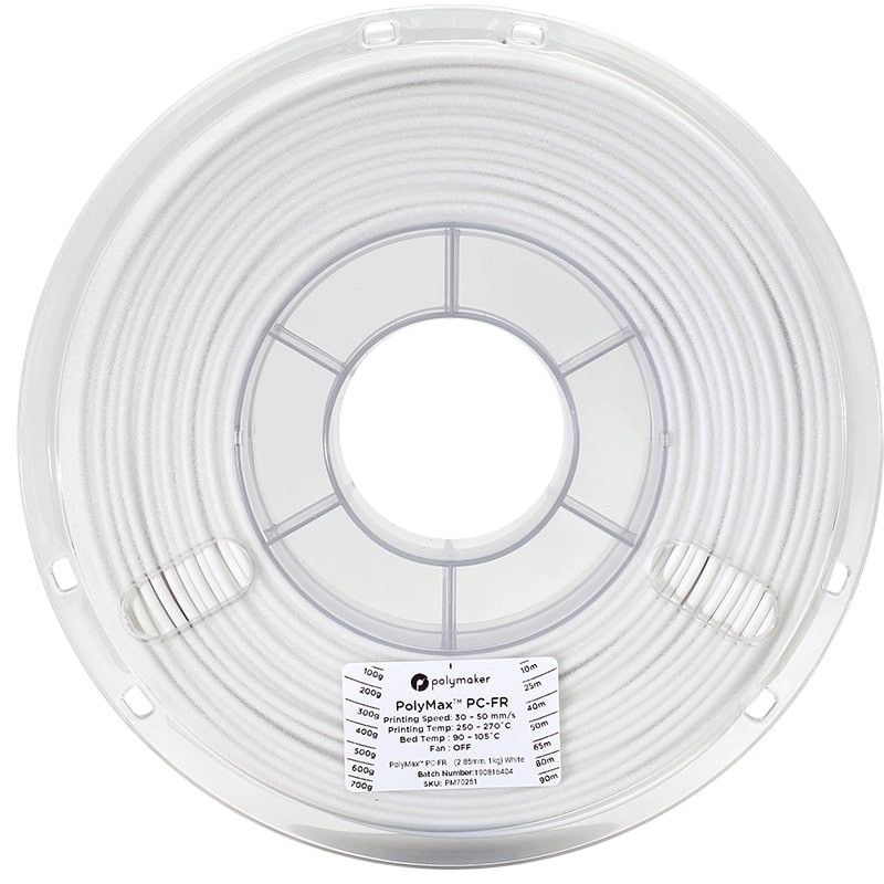 PolyMax PC-DE Weiß 2.85mm - 1 kg (2) PolyMax PC-DE Weiß 2.85mm - 1 kg (2)