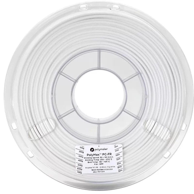 PolyMax PC-DE Weiß 2.85mm - 1 kg (2) PolyMax PC-DE Weiß 2.85mm - 1 kg (2)