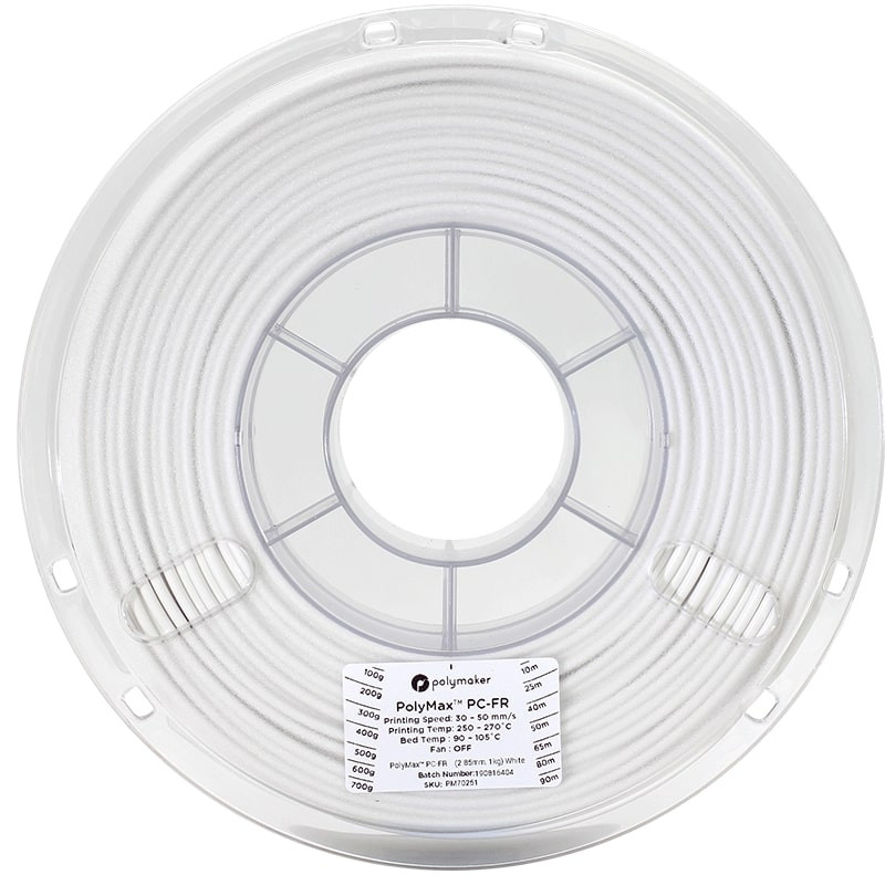 PolyMax PC-DE Weiß 2.85mm - 1 kg (2) PolyMax PC-DE Weiß 2.85mm - 1 kg (2)