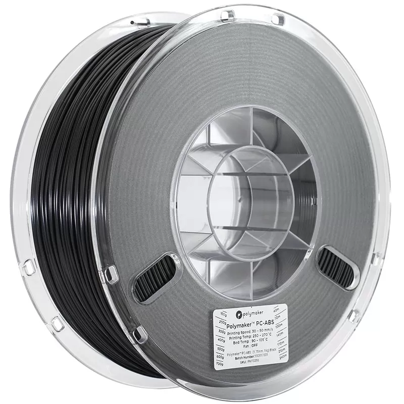 PC-ABS Schwarz - 1.75mm - 1 kg PC-ABS Schwarz - 1.75mm - 1 kg