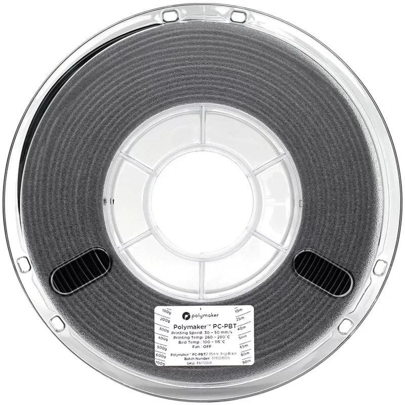 PC-PBT Schwarz - 2.85mm - 1 kg (2) PC-PBT Schwarz - 2.85mm - 1 kg (2)