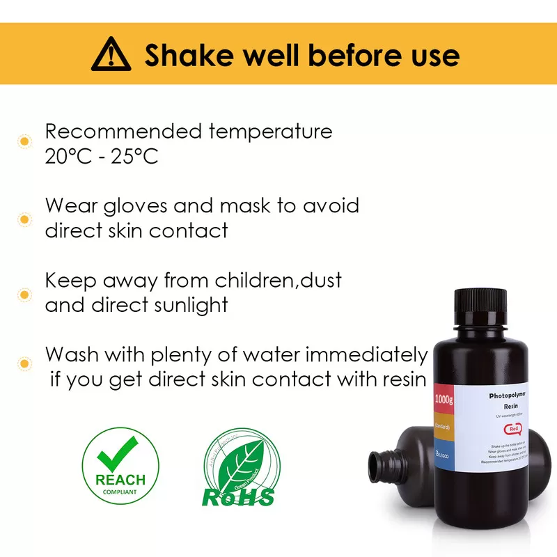 Harz ABS-like Rot Elegoo - 1000 ml (5) Harz ABS-like Rot Elegoo - 1000 ml (5)