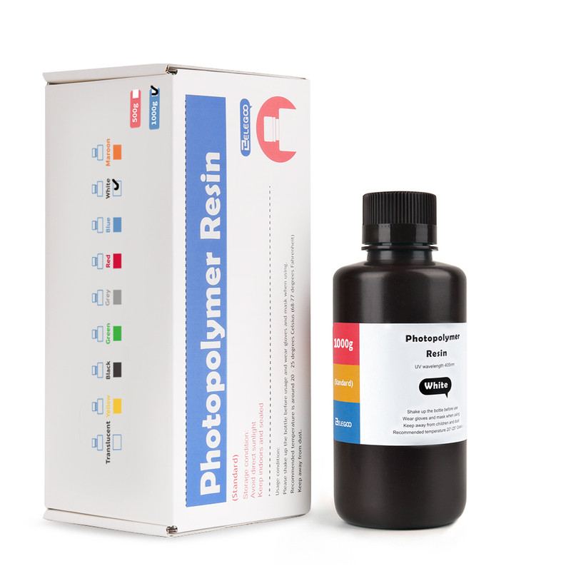 Harz ABS-like Weiß Elegoo - 1000 ml (4) Harz ABS-like Weiß Elegoo - 1000 ml (4)