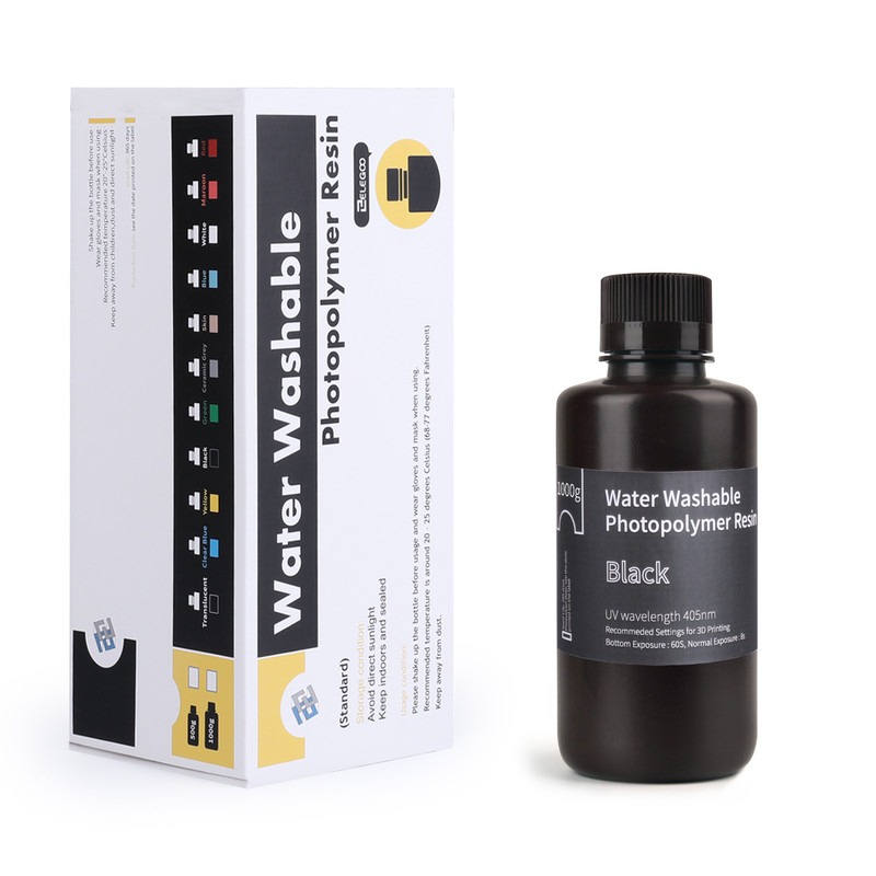 Wasserabweisendes Harz Schwarz Elegoo - 1000 ml (5) Wasserabweisendes Harz Schwarz Elegoo - 1000 ml (5)