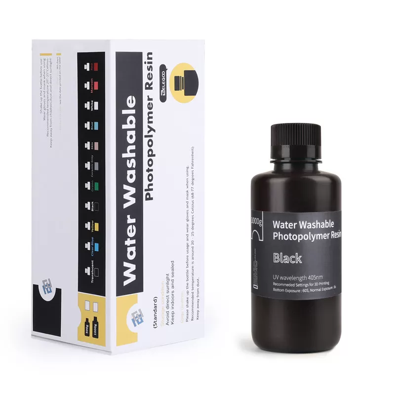 Wasserabweisendes Harz Schwarz Elegoo - 1000 ml (5) Wasserabweisendes Harz Schwarz Elegoo - 1000 ml (5)