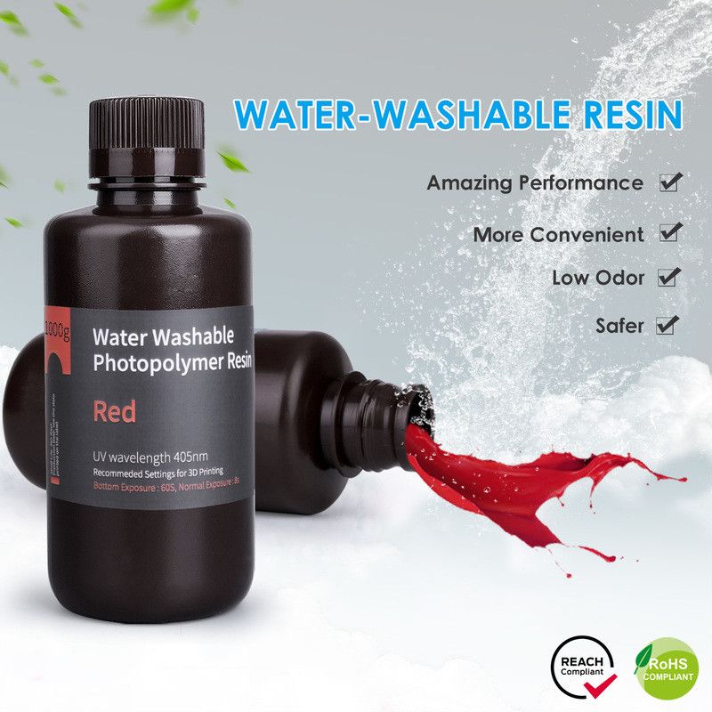 Wasserabweisendes Harz Rot Elegoo - 1000 ml (4) Wasserabweisendes Harz Rot Elegoo - 1000 ml (4)
