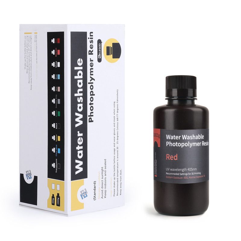 Wasserabweisendes Harz Rot Elegoo - 1000 ml (5) Wasserabweisendes Harz Rot Elegoo - 1000 ml (5)