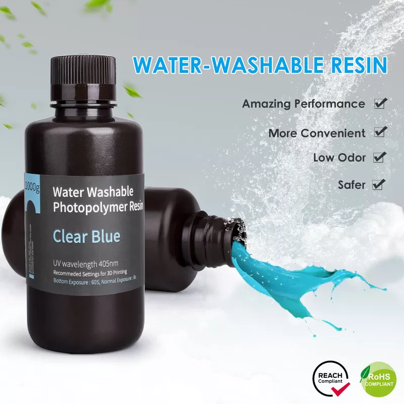 Wasserabweisendes Harz Hellblau Elegoo - 1000 ml (4) Wasserabweisendes Harz Hellblau Elegoo - 1000 ml (4)