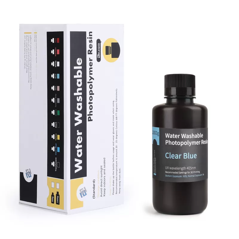 Wasserabweisendes Harz Hellblau Elegoo - 1000 ml (5) Wasserabweisendes Harz Hellblau Elegoo - 1000 ml (5)