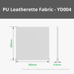 Grau genarbte PU-Lederplatte (x5), Bambu Lab