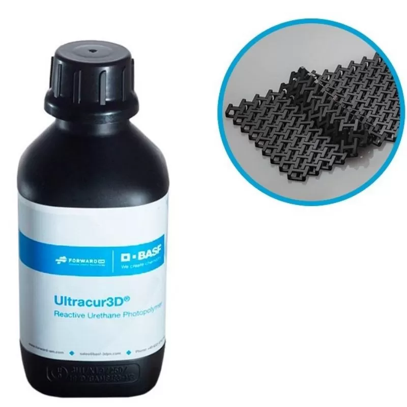 Harz Ultracur3D® ST 45 B (Schwarz) BASF - 1 kg Harz Ultracur3D® ST 45 B (Schwarz) BASF - 1 kg