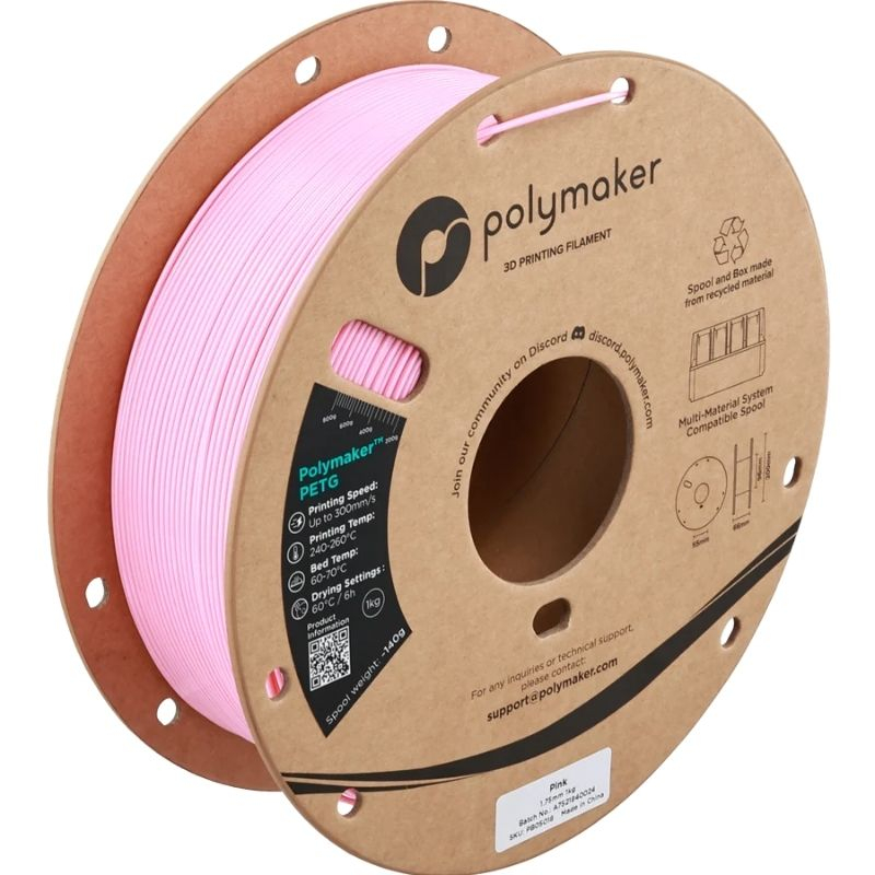 Polymaker PETG Rosa - 1,75mm - 1kg