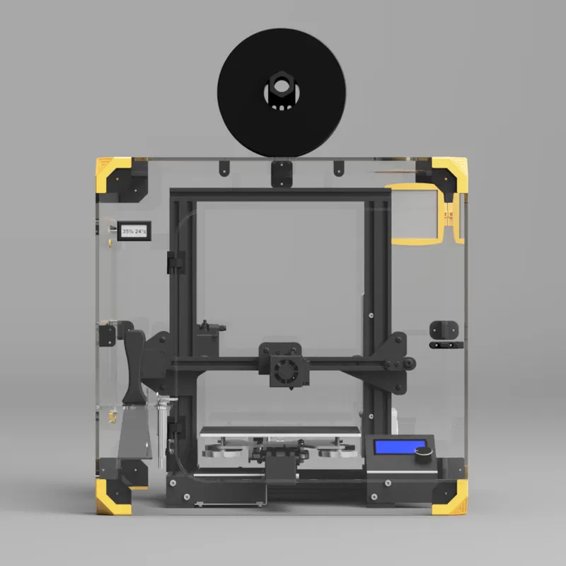 Geräuschdämpfende und filternde Haube Ender-3 Serie (2) Geräuschdämpfende und filternde Haube Ender-3 Serie (2)