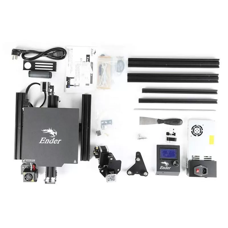Creality Ender 3 Pro - Inhalt der Verpackung Creality Ender 3 Pro - Inhalt der Verpackung