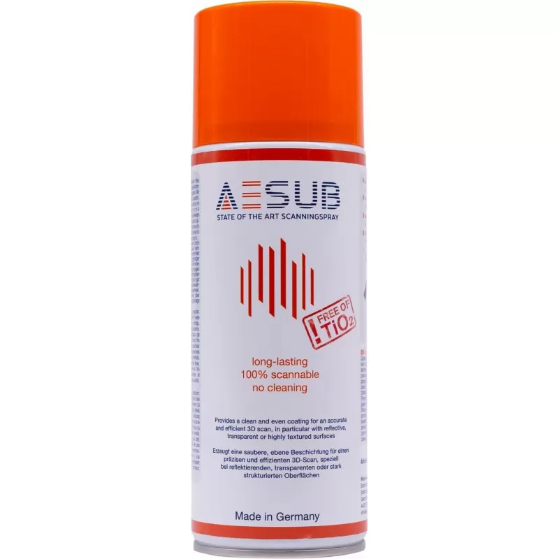 AESUB Orange - 12 Stunden temporäres Spray für 3D-Scanner AESUB Orange - 12 Stunden temporäres Spray für 3D-Scanner