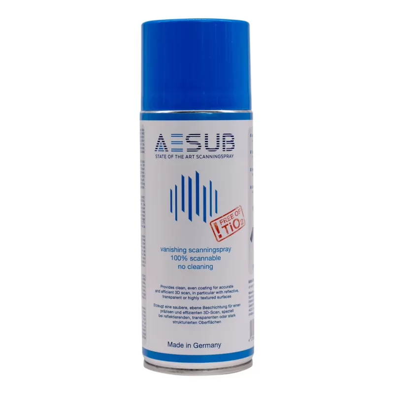 AESUB Blue - 4 Stunden temporäres Spray für 3D-Scanner AESUB Blue - 4 Stunden temporäres Spray für 3D-Scanner