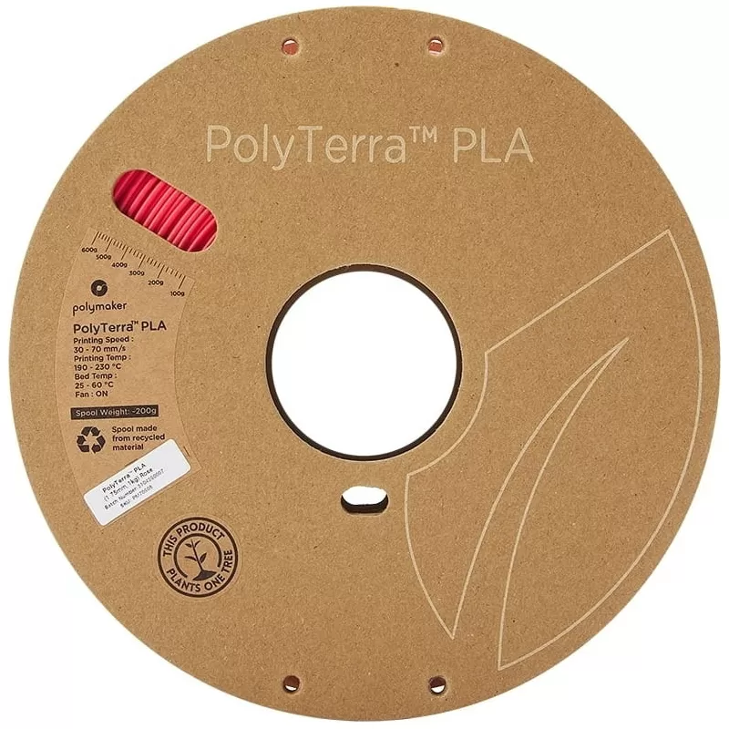 PolyTerra PLA Rosa - 1.75mm - 1 kg PolyTerra PLA Rosa - 1.75mm - 1 kg