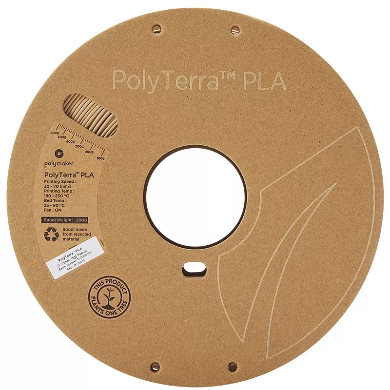 PolyTerra PLA Erdnuss (Peanut) - 1.75mm - 1 kg PolyTerra PLA Erdnuss (Peanut) - 1.75mm - 1 kg
