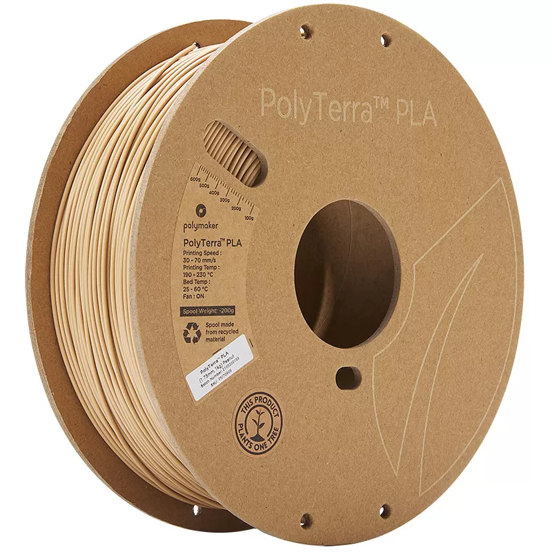 PolyTerra PLA Erdnuss (Peanut) - 1.75mm - 1 kg PolyTerra PLA Erdnuss (Peanut) - 1.75mm - 1 kg