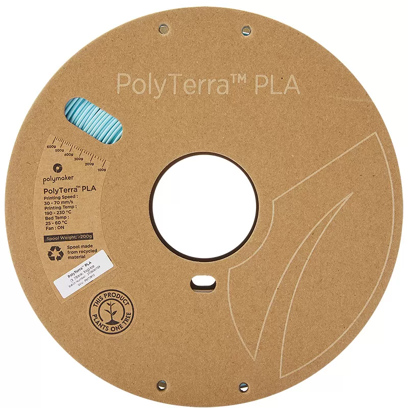 PolyTerra PLA Eis (Ice) - 1.75mm - 1 kg PolyTerra PLA Eis (Ice) - 1.75mm - 1 kg
