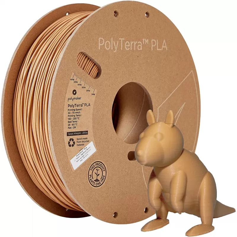 PolyTerra PLA Wood Brown (Holzbraun) - 1.75mm - 1 kg PolyTerra PLA Wood Brown (Holzbraun) - 1.75mm - 1 kg