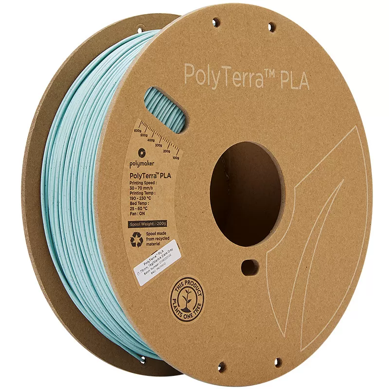 PolyTerra PLA Marmorierter Schiefergrau (Marble Slate Grey) - 1.75mm - 1 kg PolyTerra PLA Marmorierter Schiefergrau (Marble Slate Grey) - 1.75mm - 1 kg