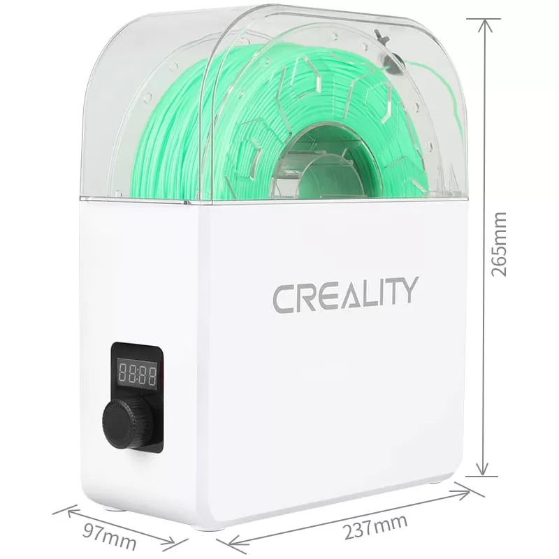 Abmessungen des Filament-Trockenschranks Creality Abmessungen des Filament-Trockenschranks Creality