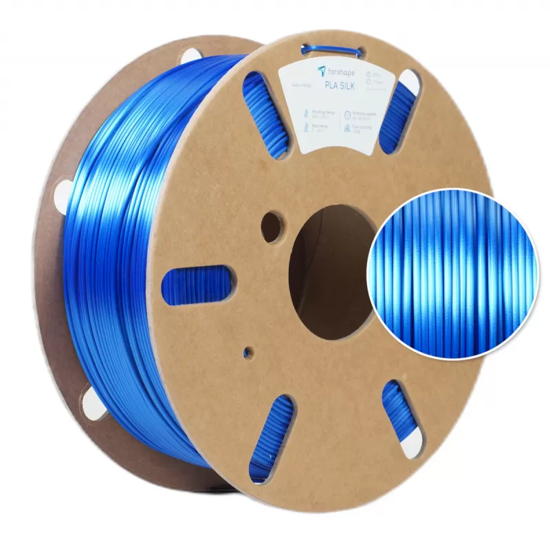 PLA Silk Blau Forshape - 1.75mm - 1Kg PLA Silk Blau Forshape - 1.75mm - 1Kg