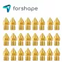 Satz von 24 Messingdüsen MK8 Forshape (2 x 0.2mm, 2 x 0.3mm, 12 x 0.4mm, 2 x 0.5mm, 2 x 0.6mm, 2 x 0.8mm, 2 x 1.0mm) Satz von 24 Messingdüsen MK8 Forshape (2 x 0.2mm, 2 x 0.3mm, 12 x 0.4mm, 2 x 0.5mm, 2 x 0.6mm, 2 x 0.8mm, 2 x 1.0mm)