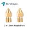 Satz von 2 Messingdüsen MK8 Forshape 1.0mm