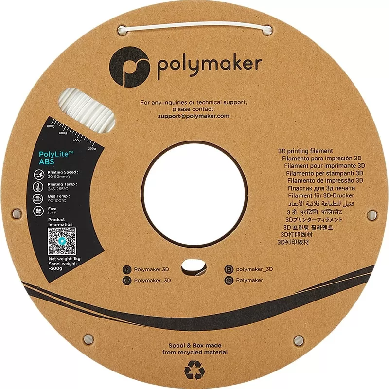 Filament ABS Weiß - 2.85mm - 1 kg Filament ABS Weiß - 2.85mm - 1 kg