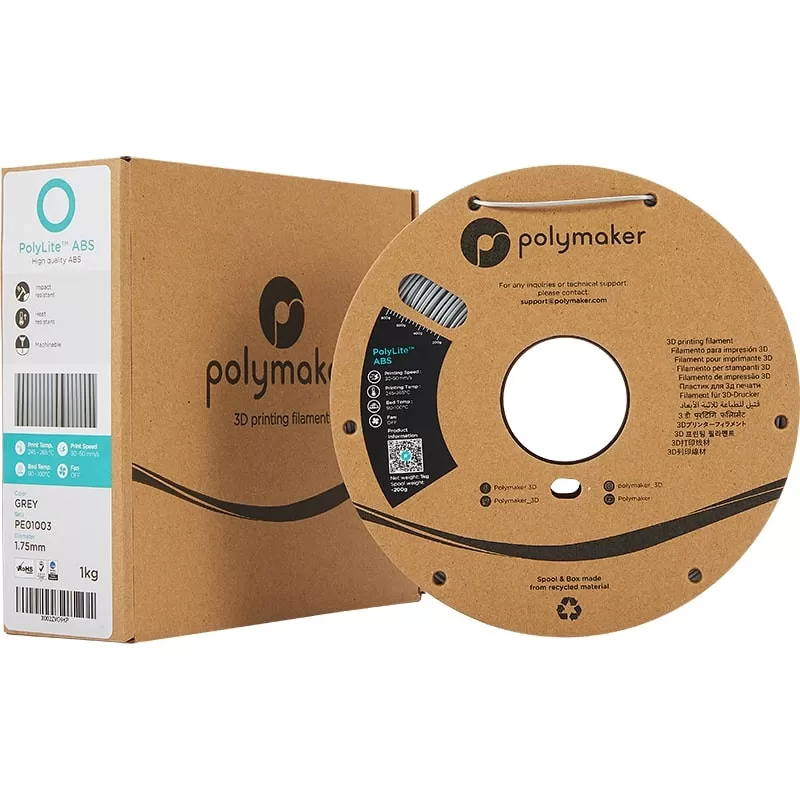 ABS Grau PolyLite - 2.85mm - 1 kg ABS Grau PolyLite - 2.85mm - 1 kg