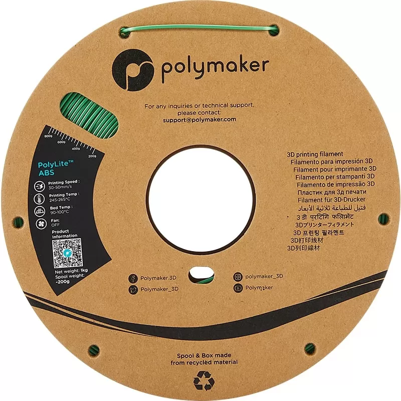 Filament ABS Grün - 2.85mm - 1 kg Filament ABS Grün - 2.85mm - 1 kg